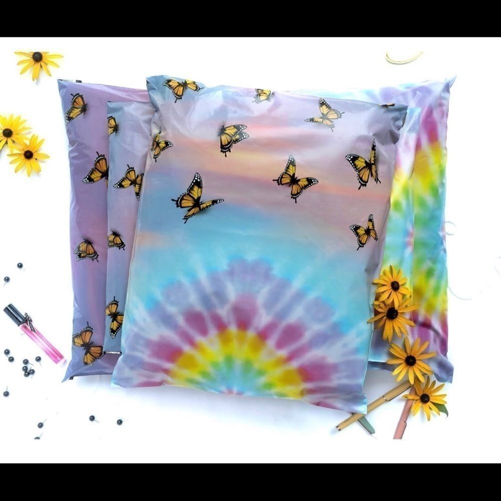 Poly Mailers MIX Sunrise bubble mailer insert card